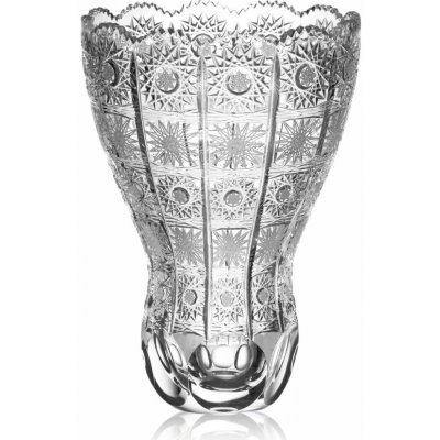 Bohemia Crystal Ručně vyráběná a ručně broušená váza 305mm – Hledejceny.cz
