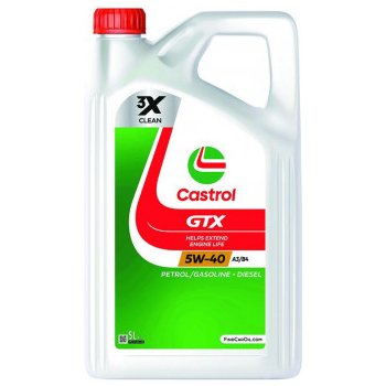 Castrol GTX High Mileage A3/B4 5W-40 5 l