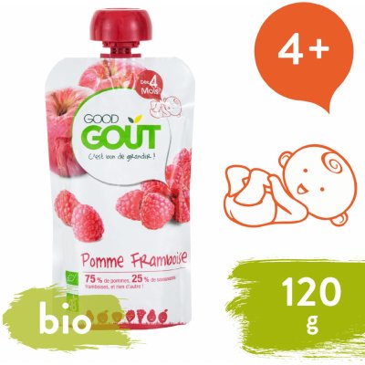 Good Gout BIO Jablko s malinou 120 g – Zboží Dáma