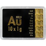 Valcambi Zlatý slitek Combibar 10 x 1 g – Zboží Dáma