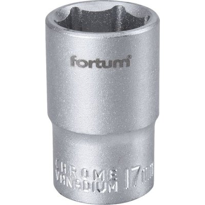 FORTUM Klíč nástrčný, 1/2', 17,0mm, L 38mm, 61CrV5, 4700417