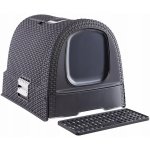 Curver WC kryté Rattan 39 x 39 x 51 cm – HobbyKompas.cz