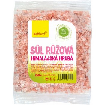 Wolfberry himalájská sůl růžová hrubá 250 g