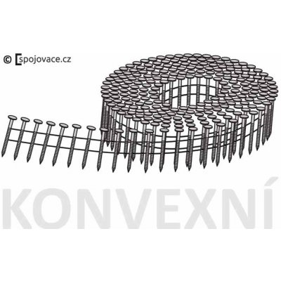 Bostitch Kroucené (šroubové) hřebíky typ FAC ve svitku (3,1), délka 70 mm – Zboží Mobilmania