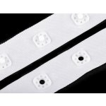Zapínání na body šíře 17 mm bílá 1m – Hledejceny.cz