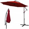 Zahradní slunečník Yakimz 3,5m slunečník UV40+ Camping Pendulum Umbrella Pavilion Garden Umbrella Červená