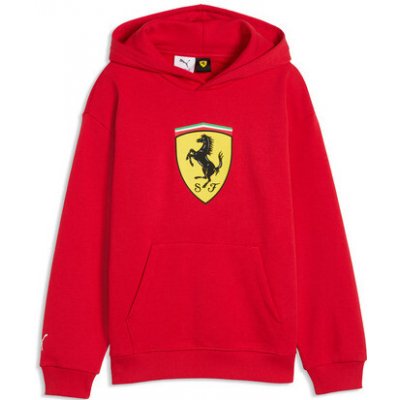 FERRARI mikina BIG SHIELD 26 red – Zboží Dáma