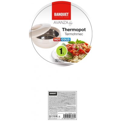 Banquet Termohrnec s poklicí AVANZA béžová 1 l – Zboží Dáma