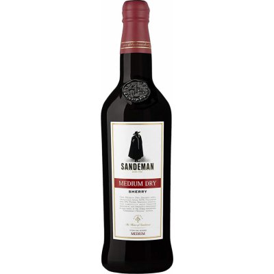 Sandeman Sherry Medium dry 15% 0,75 l (holá láhev) – Zboží Dáma