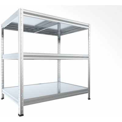 Biedrax Regál 35 x 75 x 120 cm 3 police pozink – Sleviste.cz
