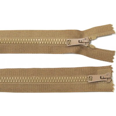 KOH-I-NOOR Kostěný zip no.5 rozepínací dvoucestný 100cm tmavě béžový – Hledejceny.cz