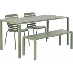 Zuiver zahradní set stolu, židlí a lavice VONDEL Zelený – Hledejceny.cz