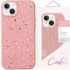 Pouzdro a kryt na mobilní telefon Apple Uniq Case Coehl Terrazzo iPhone 14 Plus Korálová růžové