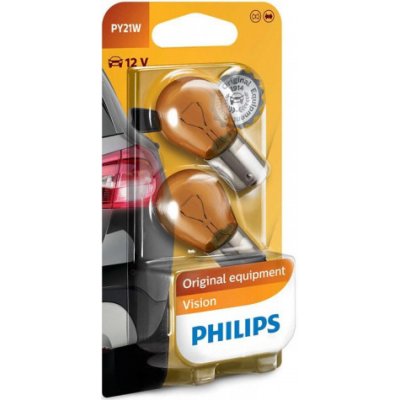 Philips 12V 21W BAU15s PY21W 2 ks – Hledejceny.cz