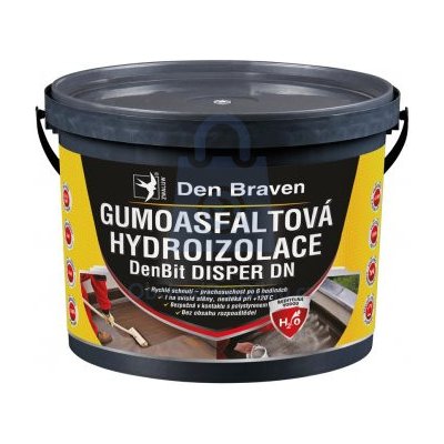 Hydroizolace gumoasfaltová DEN BRAVEN DenBit DISPER DN 10 kg – Hledejceny.cz