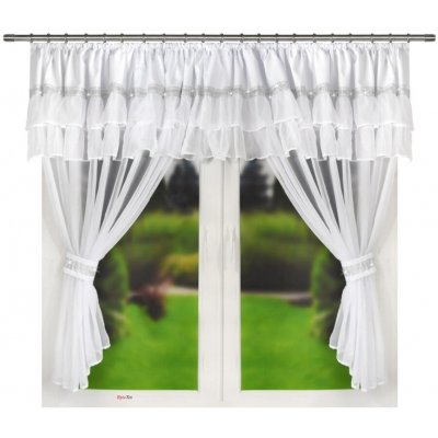 Fliying Hotová záclona Regina bílá 400x150 cm – Hledejceny.cz