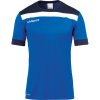 Fotbalový dres Uhlsport Offense 23 Poly shirt modrá/tmavě modrá/ Bílá Junior