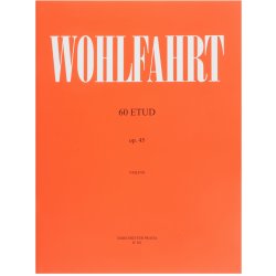 60 etud pro housle op. 45 Franz Wohlfahrt