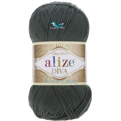 Příze Alize Diva khaki 131 – Hledejceny.cz