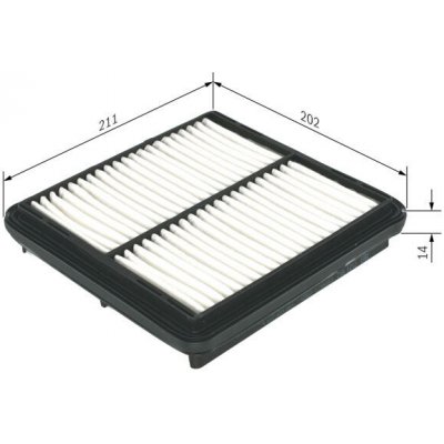 Vzduchový filtr BOSCH 1 457 433 963 – Hledejceny.cz