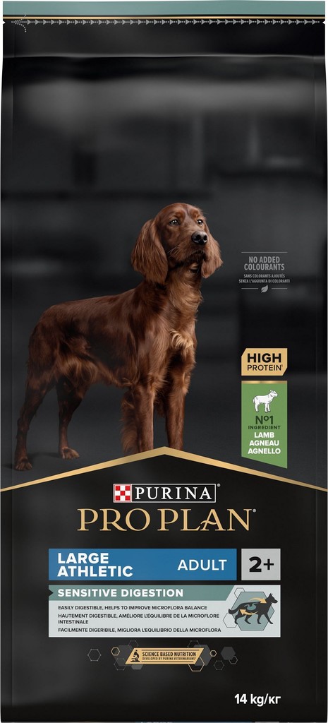 Purina Pro Plan Large Adult Athletic Sensitive Digestion jehněčí 14 kg