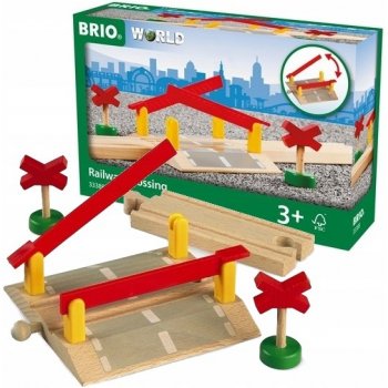 Brio World 33388 Železniční přejezd se závorami