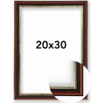 Fotorámeček Paris Rozměr: 20 x 20 cm, Barva: Hnědá, Typ zasklení: Sklo – Sleviste.cz