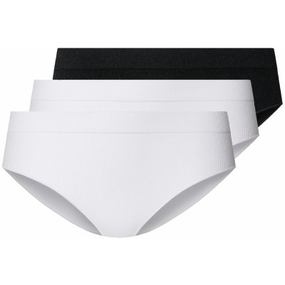 Esmara Dámské bezešvé kalhotky 3 kusy černá bílá – Zboží Mobilmania