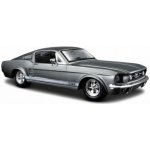 Maisto Ford Mustang GT 1967 custom šedá 1:24 – Sleviste.cz