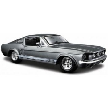 Maisto Ford Mustang GT 1967 custom šedá 1:24