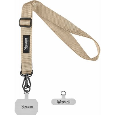 Popruh OBAL:ME NeckTag Ribbon na Telefon Ivory 143785 – Sleviste.cz
