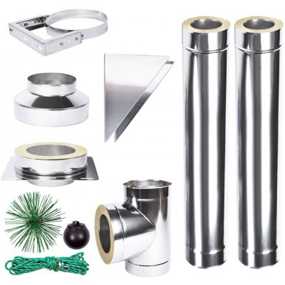 Solid izolovaný komín Slim Plus 0,8 130mm 2m – Zboží Mobilmania