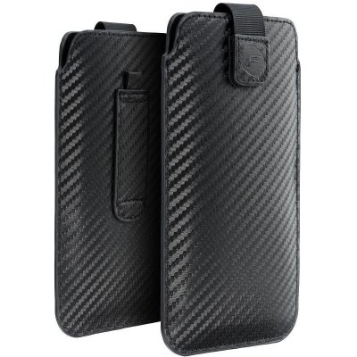 Pouzdro Forcell POCKET Carbon Case Apple iPhone 13 mini / 6 / 7 / 8 / 12 mini – Zbozi.Blesk.cz