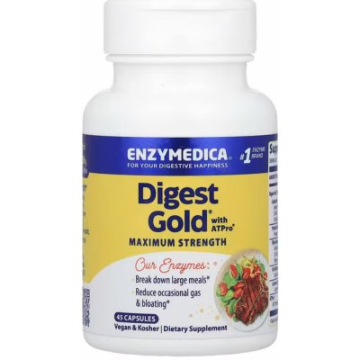Enzymedica Digest Gold s ATPro Maximum Strength 45 kapslí – Hledejceny.cz
