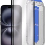 AlzaGuard 2.5D Glass EasyFit DustFree pro iPhone 16 AGD-EFD12P3 – Zboží Živě