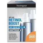 Neutrogena Retinol Boost denní pleťový krém Retinol Boost Day Cream SPF15 50 ml + noční pleťový krém Retinol Boost Night Cream 50 ml dárková sada – Zboží Mobilmania