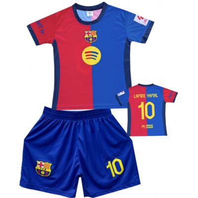Numberoplus Premium Dětský fotbalový dres Komplet Barcelona fc Lamine Yamal Č.10 – Zboží Dáma