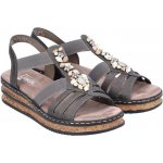 Rieker 62949 45 Šedá – Zboží Dáma