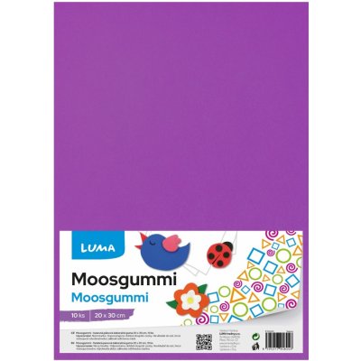 Moosgummi Luma A4, fialová, 10ks – Hledejceny.cz