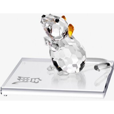 Skleněná figurka Krysa, čínský zodiak z českého křišťálu Preciosa – Hledejceny.cz