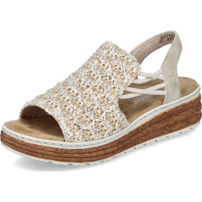 Rieker 62741-60 béžové 62741-60 – Zboží Mobilmania