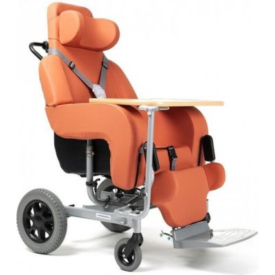 Coraille polohovací geriatrické křeslo, plné stupačky 48 cmzelená – Zboží Mobilmania