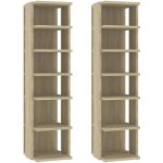 VidaXL Marketos 2 ks dub sonoma 25 x 27 x 102 cm – Sleviste.cz