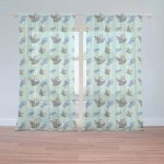 Záclony Kočky a rybičky: 2 ks - 150x250 cm - Sablio – Hledejceny.cz