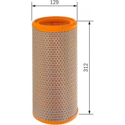 Vzduchový filtr BOSCH 1 457 433 231 – Hledejceny.cz