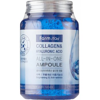 Farm Stay Collagen & Hyaluronic Acid All In One ampule anti-age pleťové sérum 250 ml