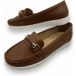Modern World Dámské mokasíny hnědé – Zboží Dáma