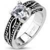 Prsteny Steel Edge ocelový prsten Spikes 2247