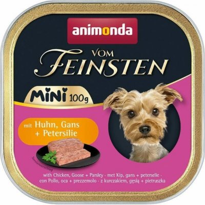 Animonda Vom Feinsten Mini Adult Dog kuřecí husí a petržel 100 g – Hledejceny.cz