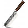 Kuchyňský nůž UG Grill Nůž Nakiri 16,6 30 cm Uhlíková ocel dřevo pakkawood